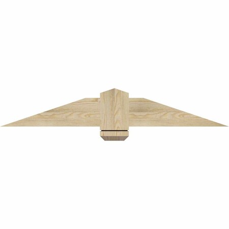 Ekena Millwork Eugene Rough Sawn Timber Gable Bracket, Douglas Fir, 48"W x 8"H x 2"D x 6"F, 4/12 Pitch GBW048X08X0206EUG00RDF